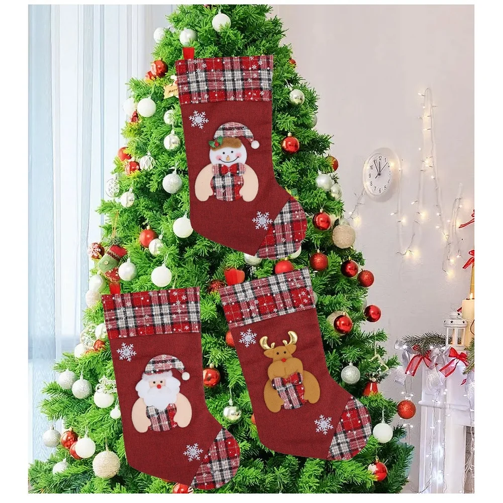 1 adet Noel Çorabı Hediye Çant - Christmas Stocking Hanging incelemesi ve fiyatı
