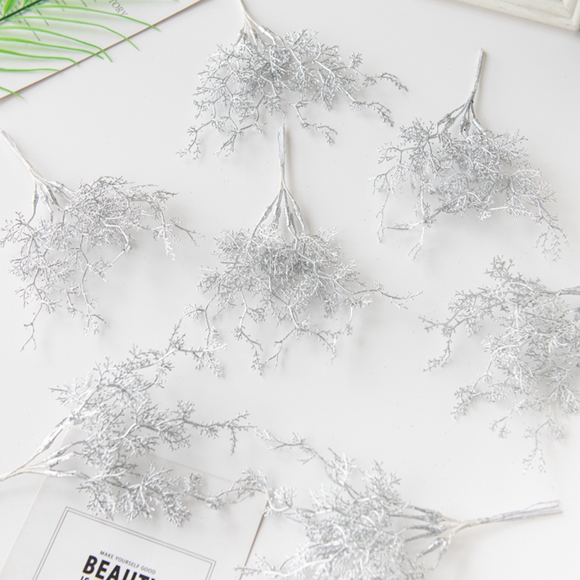 6 adet yapay bitkiler altın si - Christmas Wreath Fake incelemesi ve fiyatı