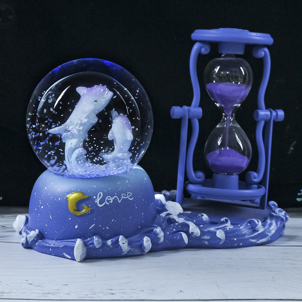 Yunuslu Kum Saati Kristal Küre - Snow Globe Musical incelemesi ve fiyatı