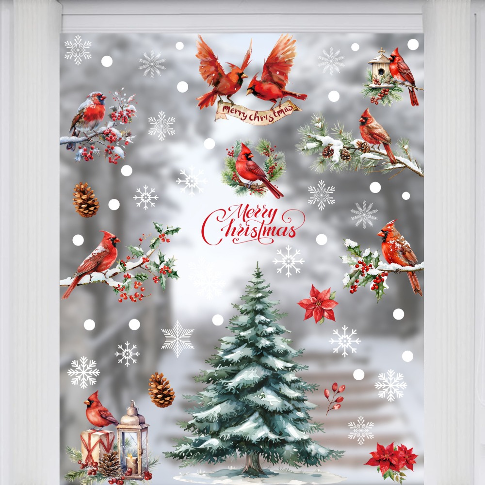 9 adet Noel Pencere Çıkartmala - Snowflake Window Decal incelemesi ve fiyatı