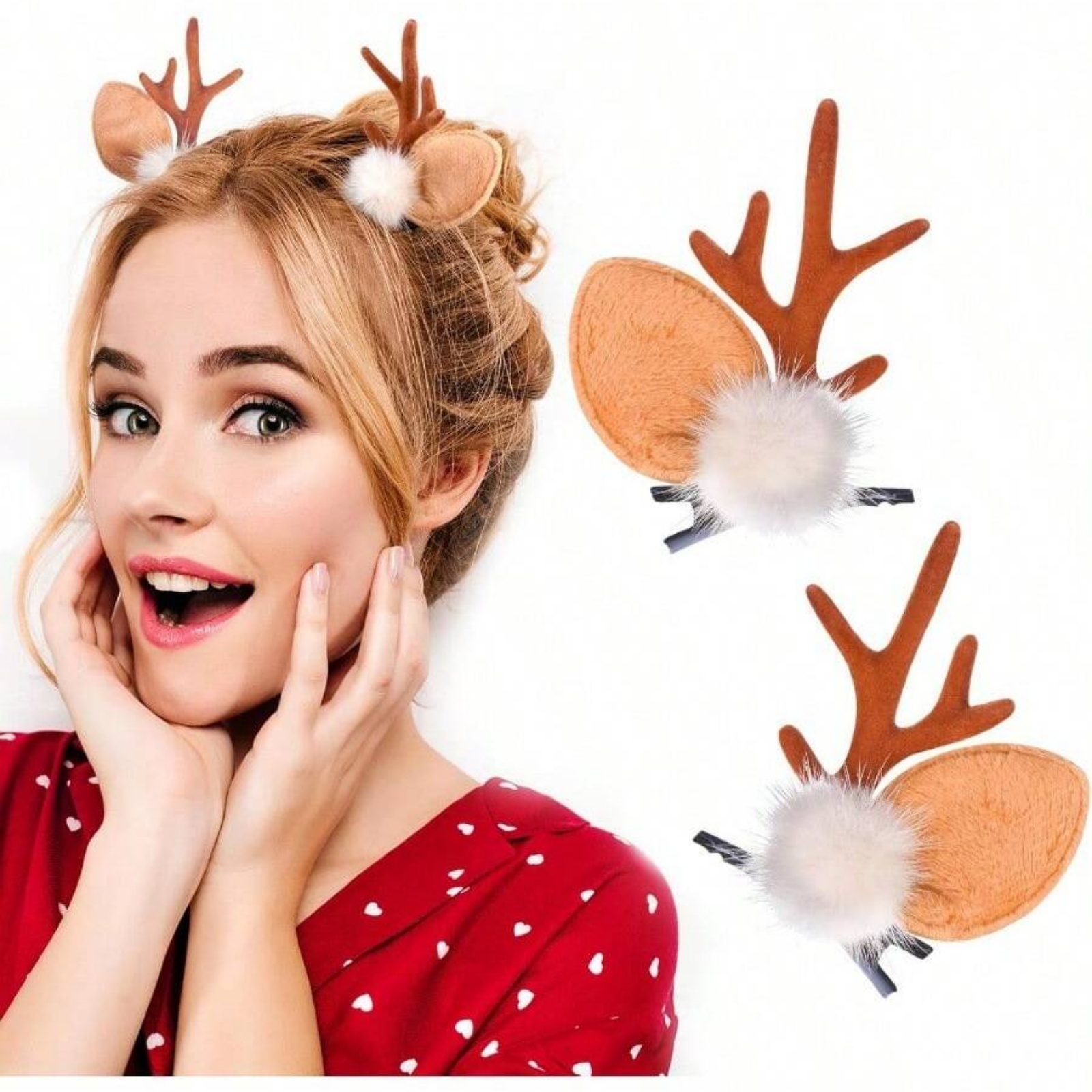 2 adet Noel Ren Geyiği Boynuzl - Reindeer Antlers Headband incelemesi ve fiyatı