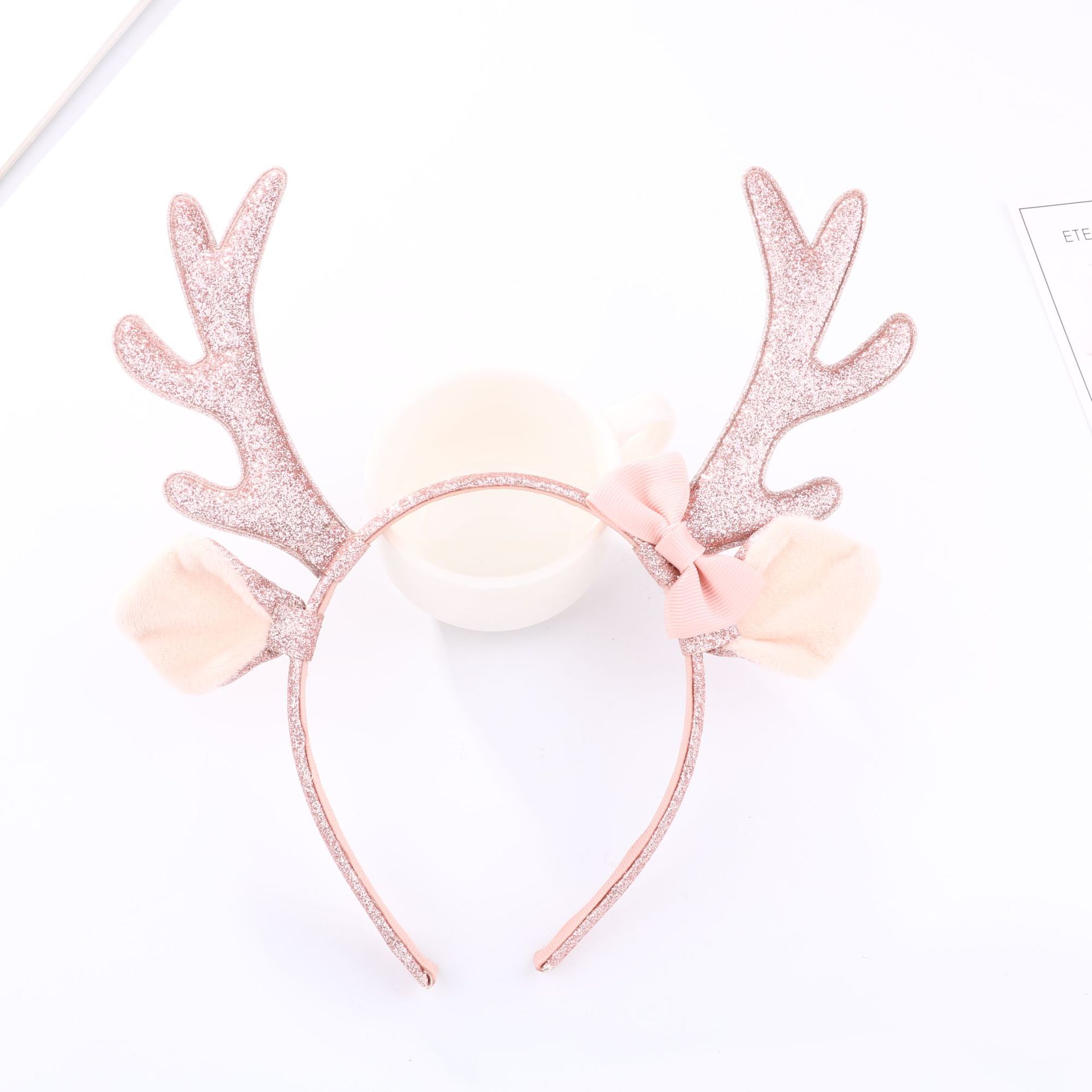 Sevimli Pembe Simli Ren Geyiği - Reindeer Antlers Headband incelemesi ve fiyatı