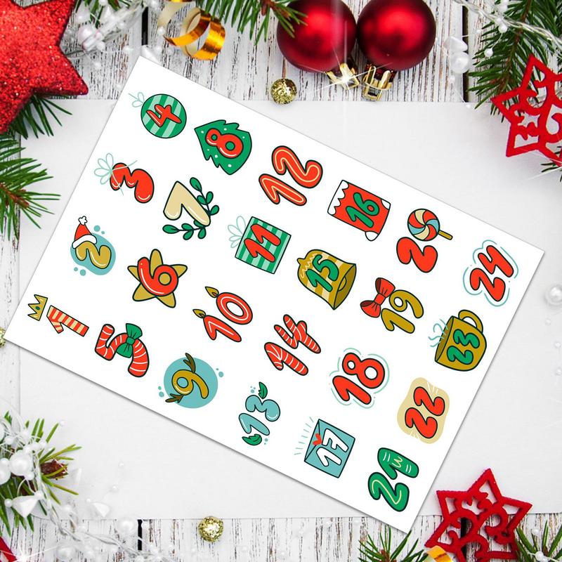 Merry Christmas Çıkartmalar Ad - Advent Calendar Gift incelemesi ve fiyatı