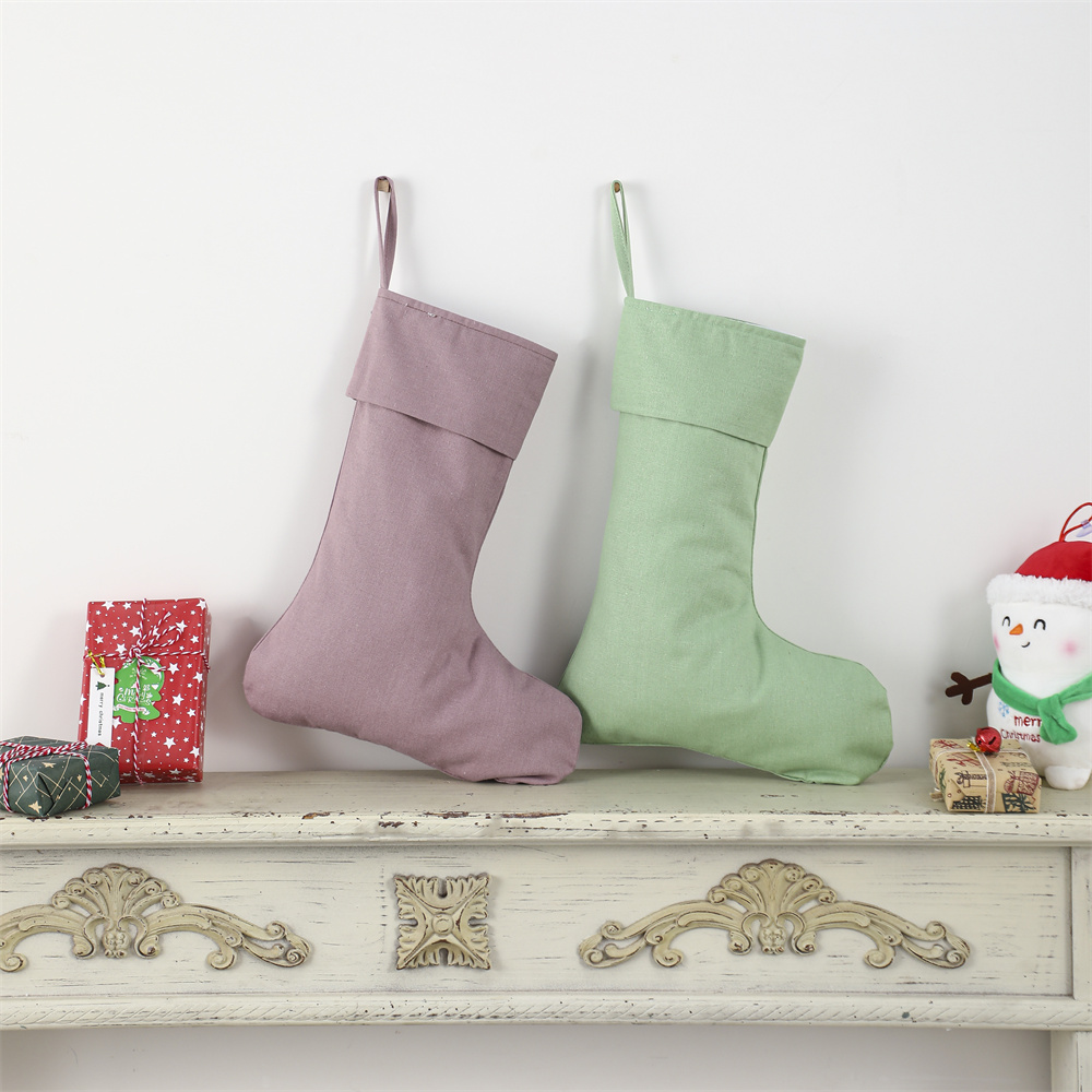 Keten Noel Çorabı Doğal Sade Ç - Christmas Stocking Hanging incelemesi ve fiyatı