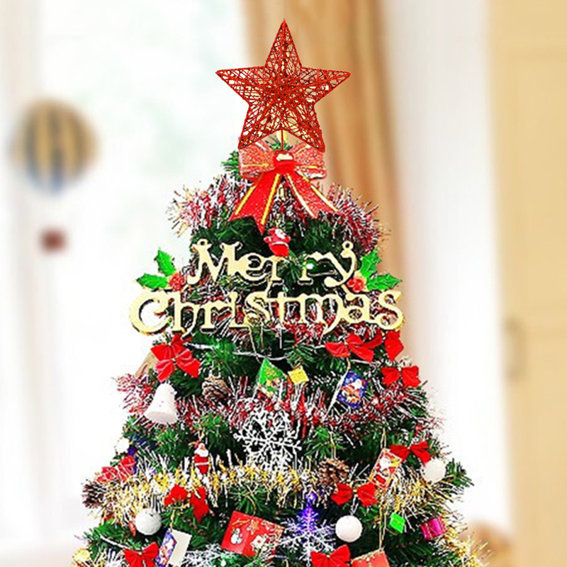 1 adet Altın/Gümüş/Kırmızı/Mav - Star Tree Topper incelemesi ve fiyatı
