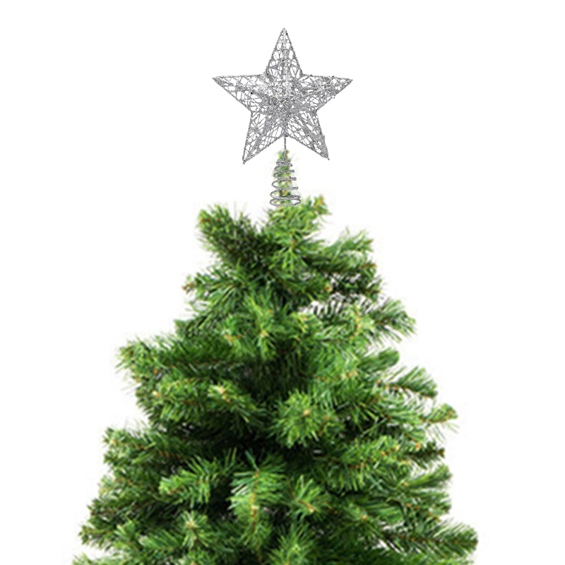 1 adet Altın/Gümüş/Kırmızı/Mav - Star Tree Topper incelemesi ve fiyatı