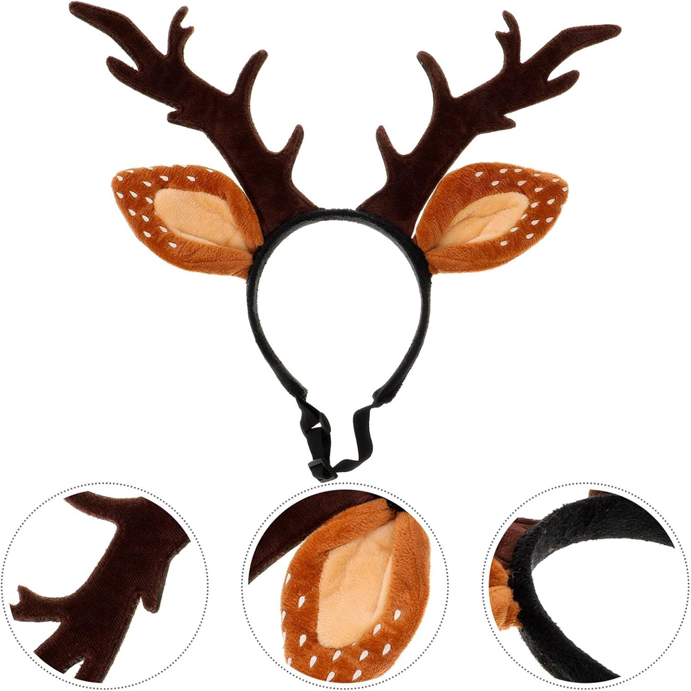 Köpekler için Geyik Kostüm Şap - Reindeer Antlers Headband incelemesi ve fiyatı