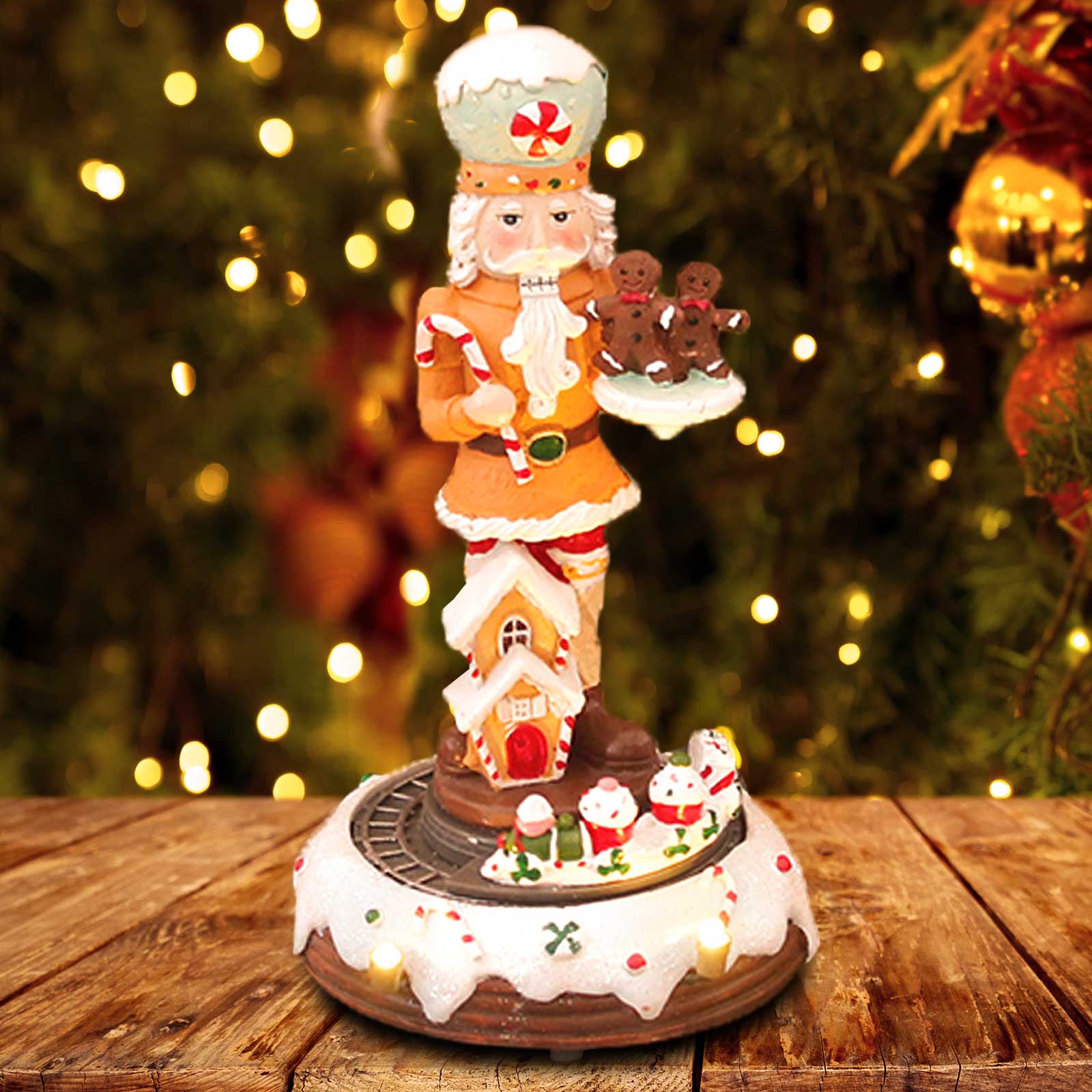 Noel gingfilli fındıkkıran kol - Nutcracker Figurine incelemesi ve fiyatı