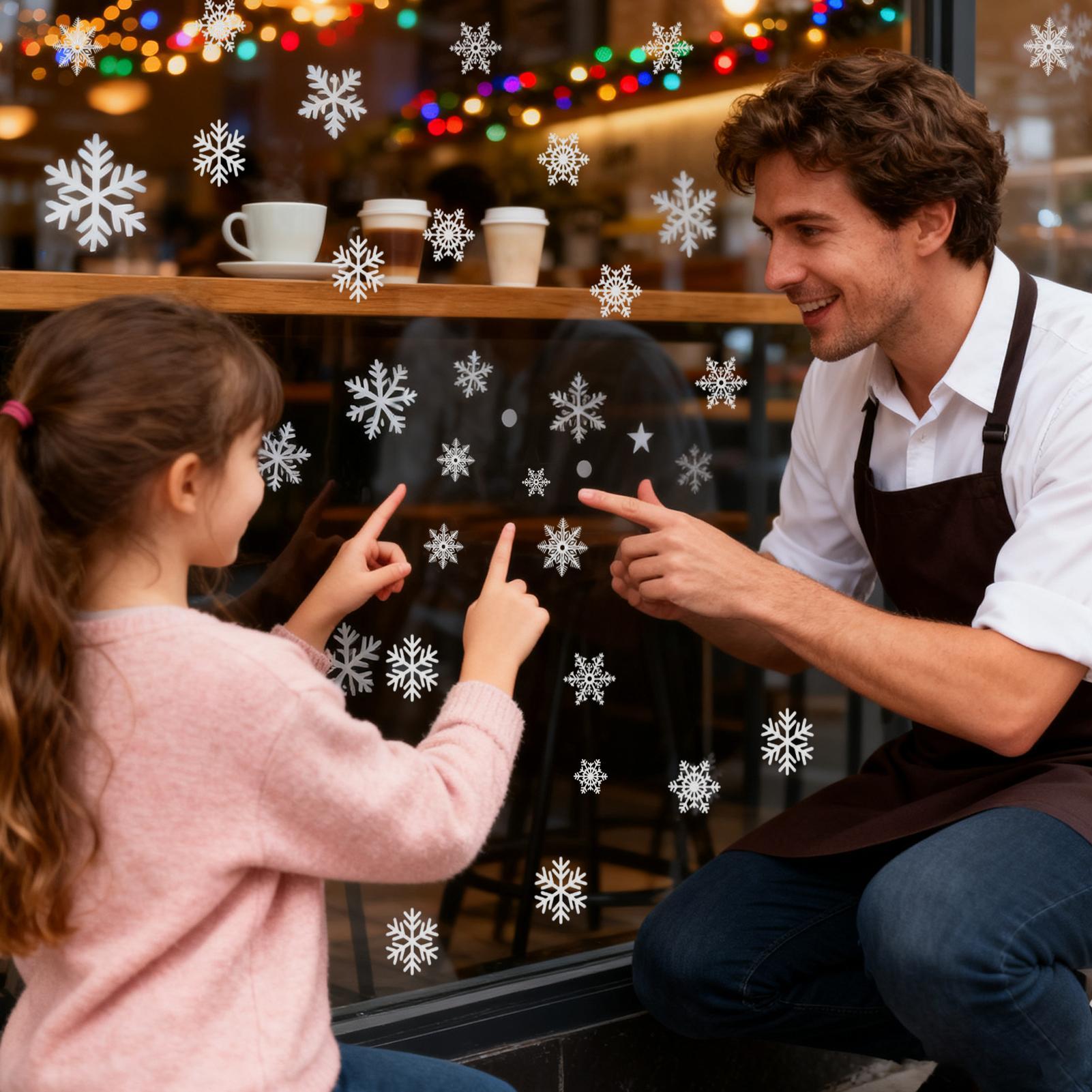 Kar tanesi pencere çıkartmalar - Snowflake Window Decal incelemesi ve fiyatı