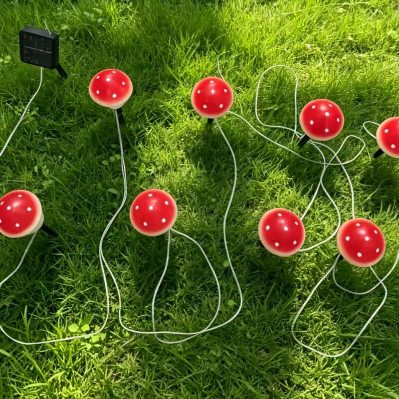 Güneş Enerjili Mantar Şeklinde - Christmas Lights Outdoor incelemesi ve fiyatı