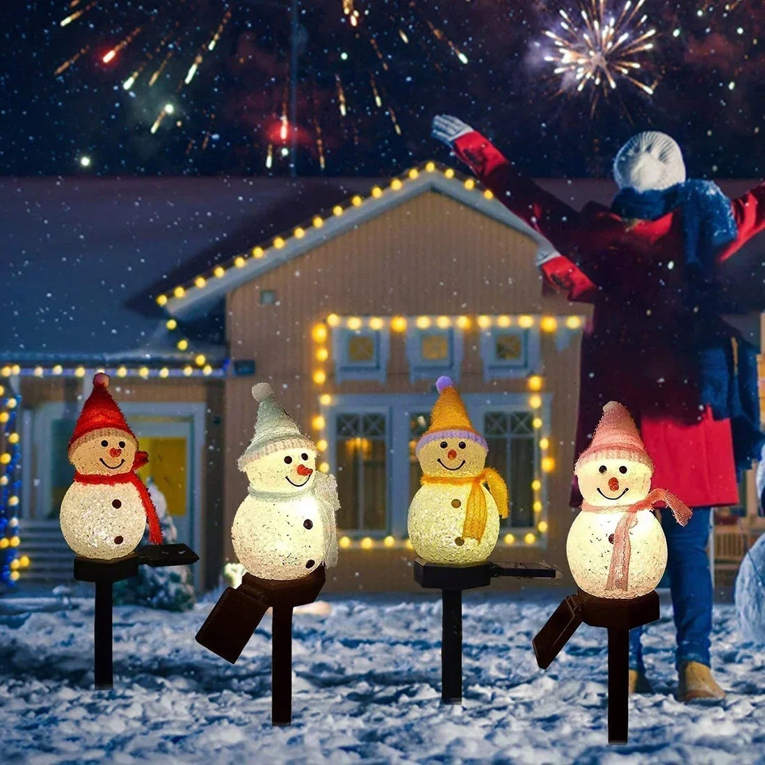 Noel Kardan Adam Güneş Enerjil - Christmas Lights Outdoor incelemesi ve fiyatı