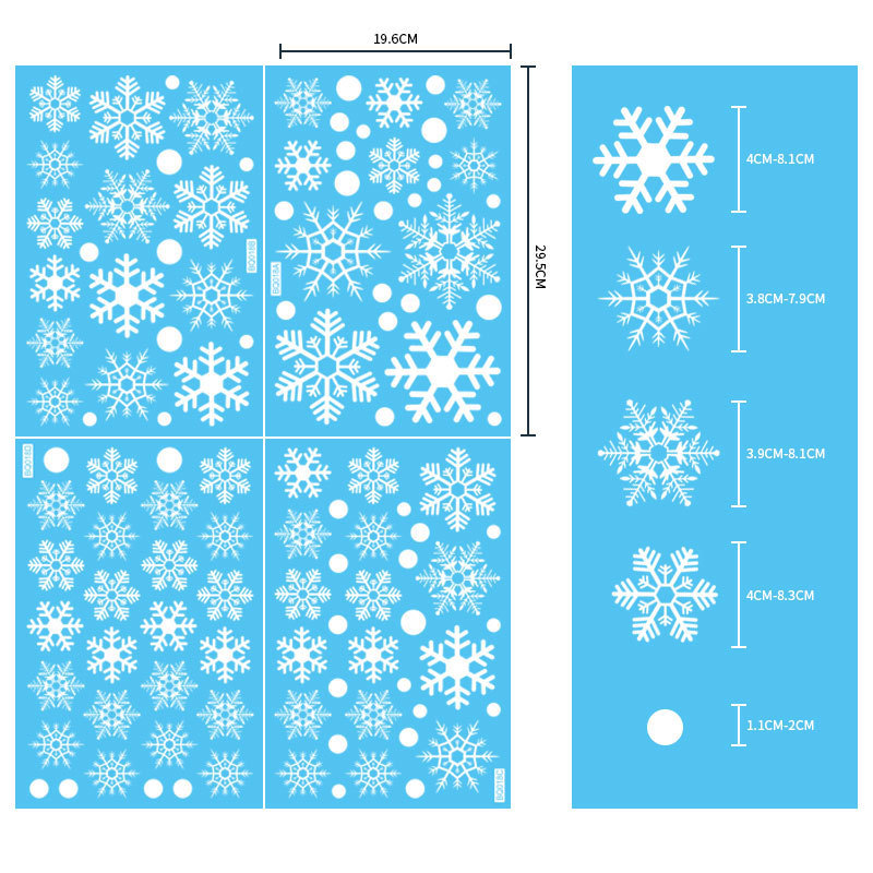 Çıkarılabilir Noel PVC Statik  - Snowflake Window Decal incelemesi ve fiyatı
