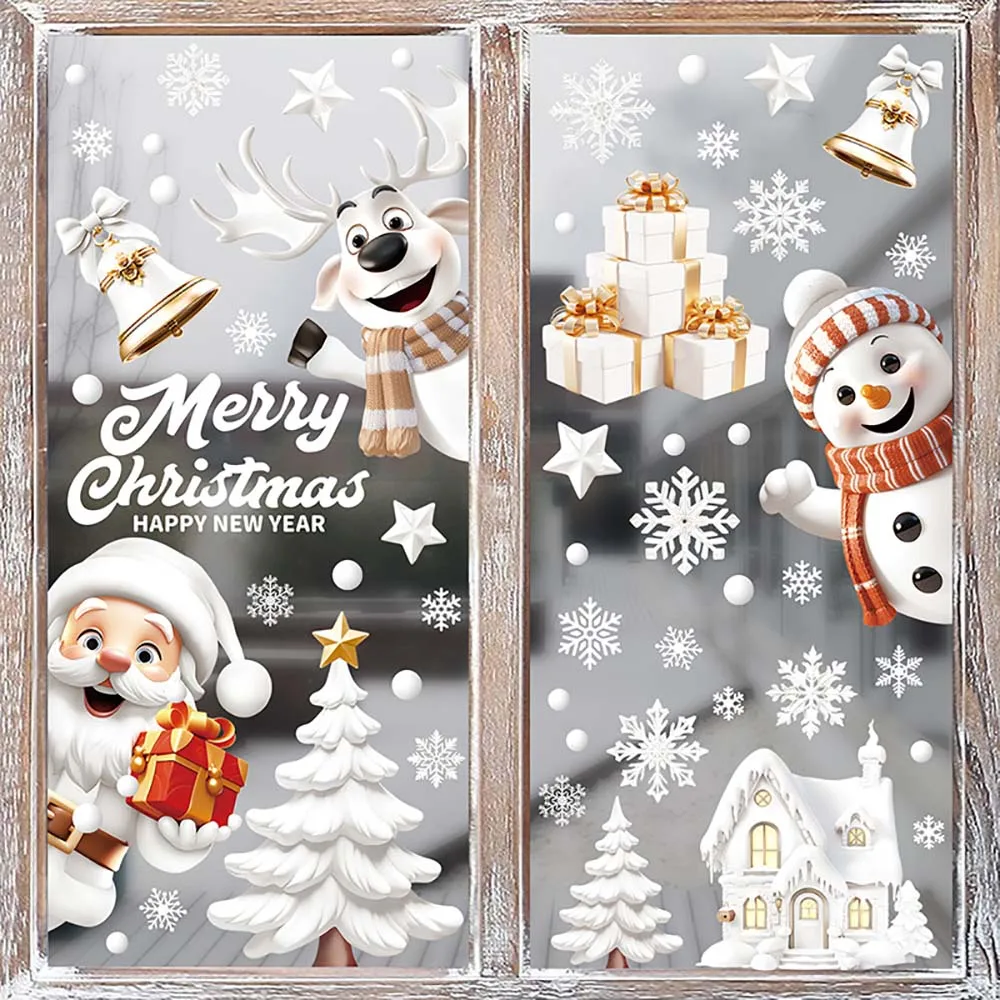 9 adet/takım Noel pencere çıka - Snowflake Window Decal incelemesi ve fiyatı