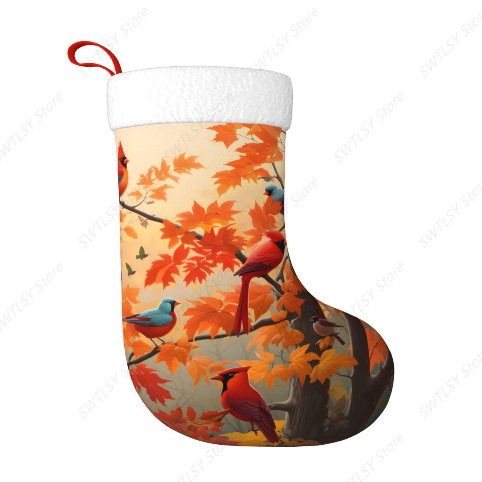 Sonbahar Kardinal Kuşları ve A - Christmas Stocking Hanging incelemesi ve fiyatı