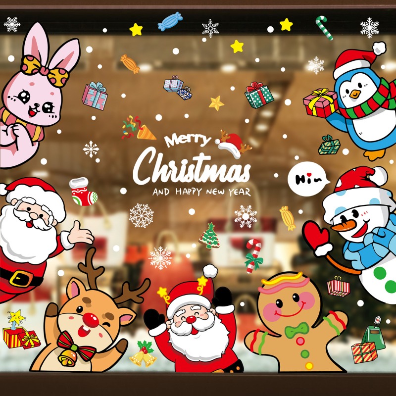 2025 Noel Dekoratif Cam pencer - Snowflake Window Decal incelemesi ve fiyatı