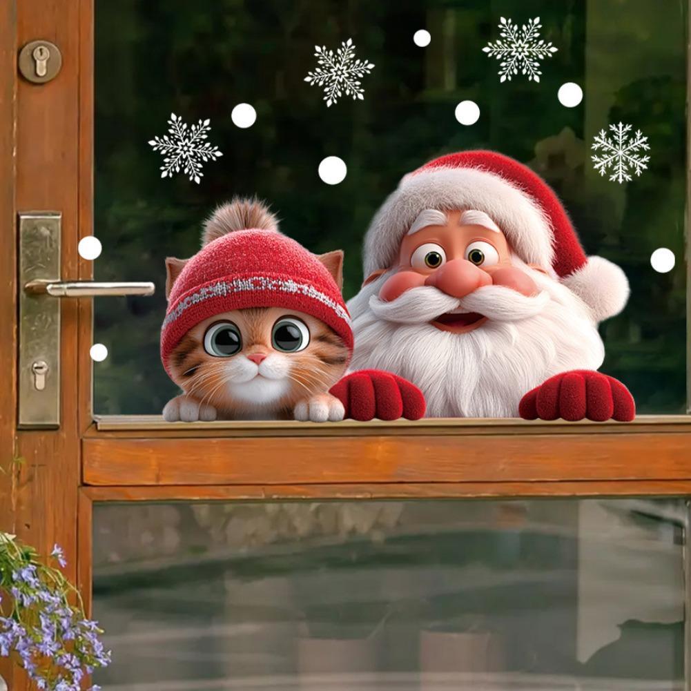Noel pencere kapısı ayna çıkar - Snowflake Window Decal incelemesi ve fiyatı