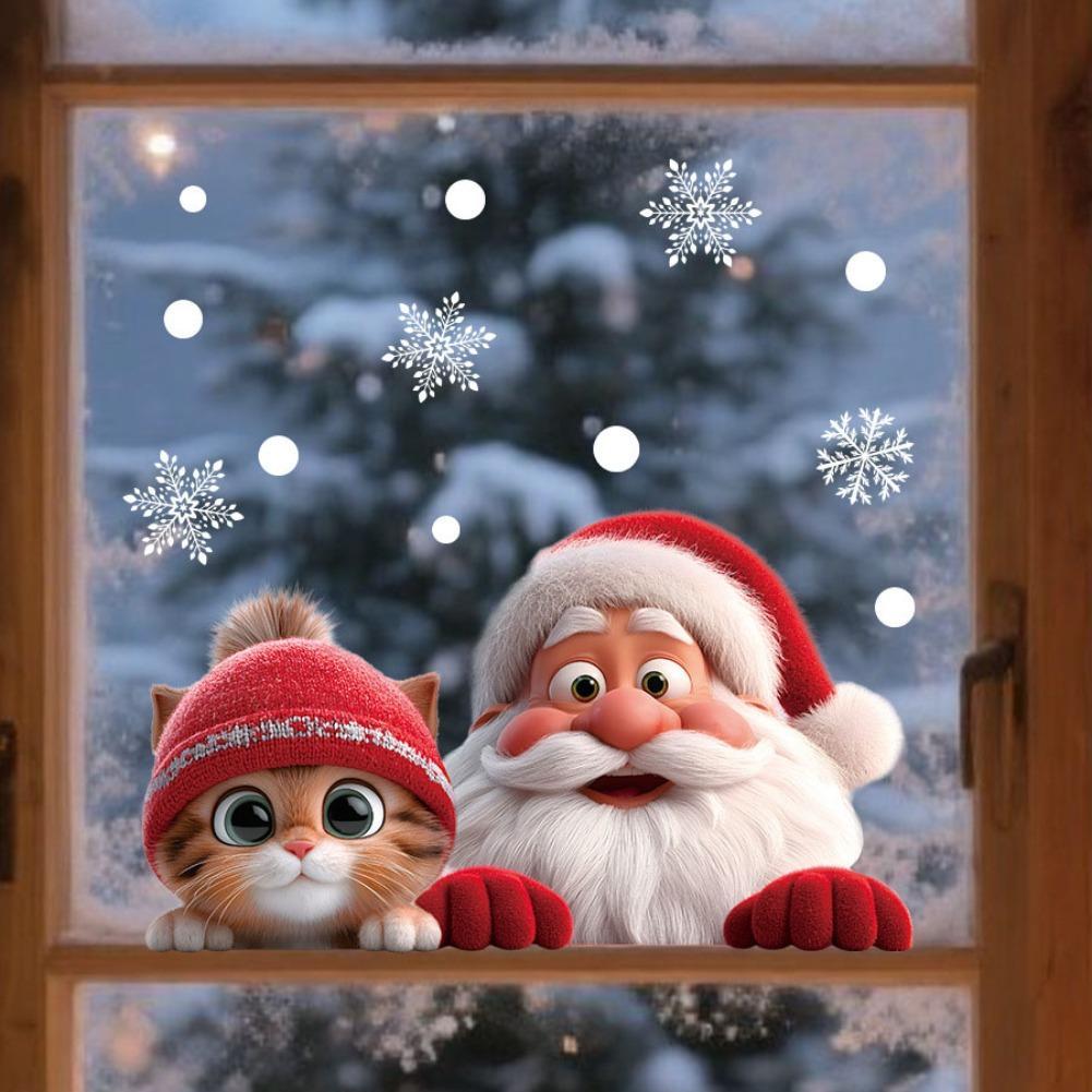 Noel pencere kapısı ayna çıkar - Snowflake Window Decal incelemesi ve fiyatı
